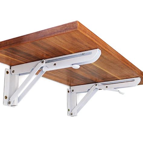 wall mounted folding shelf brackets